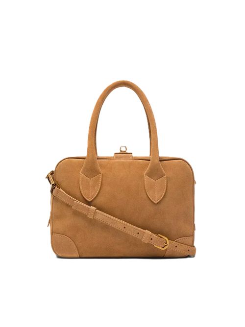 Vita Bag in suede color cammello e dettagli oro Golden Goose Golden Goose | GWA00470A00079855303